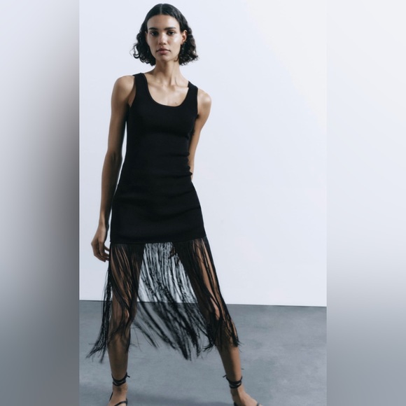 COPY - KNIT FLAPPER DRESS - Picture 4 of 4